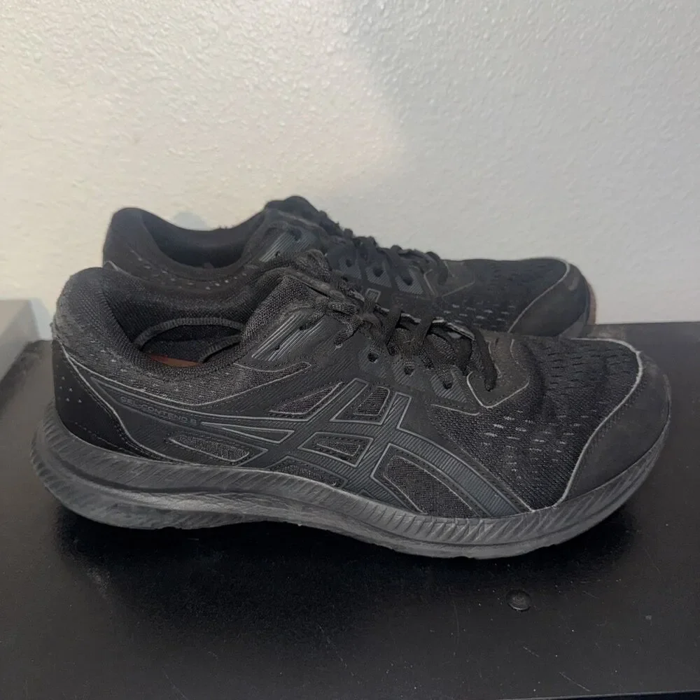 ASICS GEL-Contend 9 Triple Black Men's Shoes Size 13
